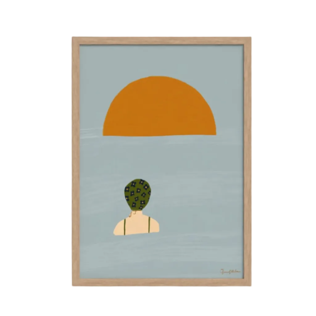 Sea of love art print — hand-illustrated giclée by Queen of the Rodeo