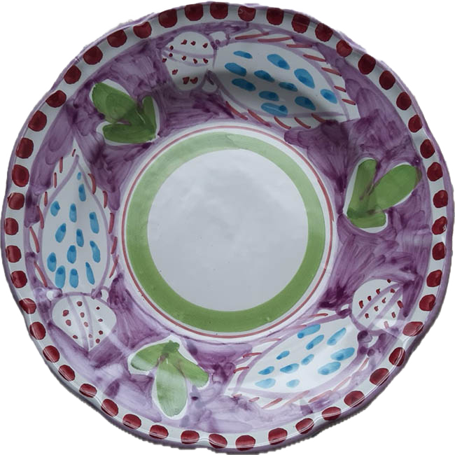 Amalfi Plate 16cm Purple Cuttlefish
