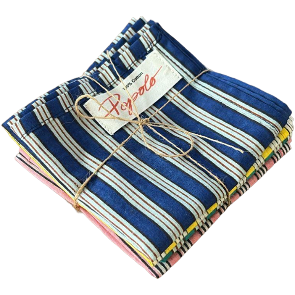 Set of 4 Fine Striped Napkins