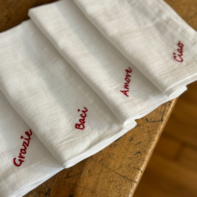 Set of 4 Napkins "Ma Che Dici?"