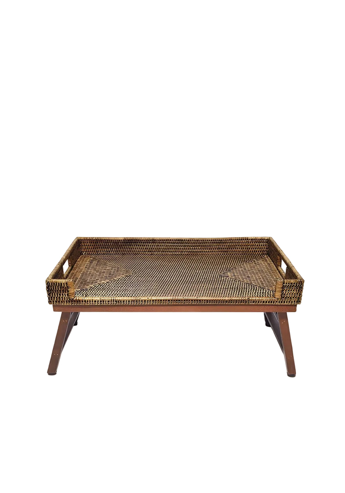 Serving Piece Rattan Breakfast Tray - Brown