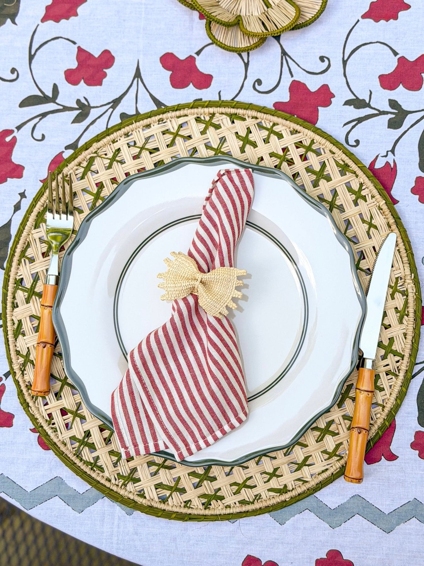 Set of 4 Farfalle Napkin Rings - Casa Stilo