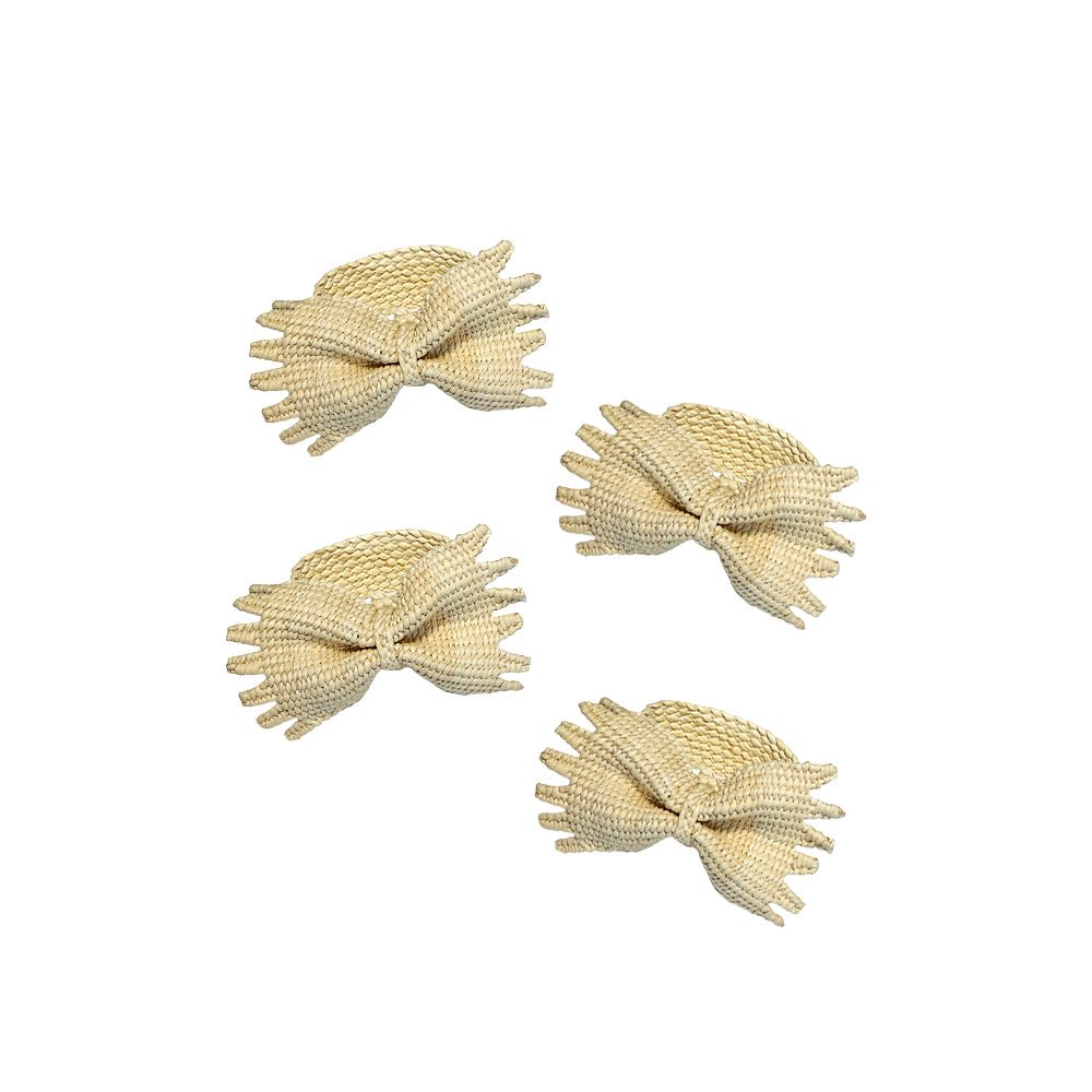 Set of 4 Farfalle Napkin Rings - Casa Stilo