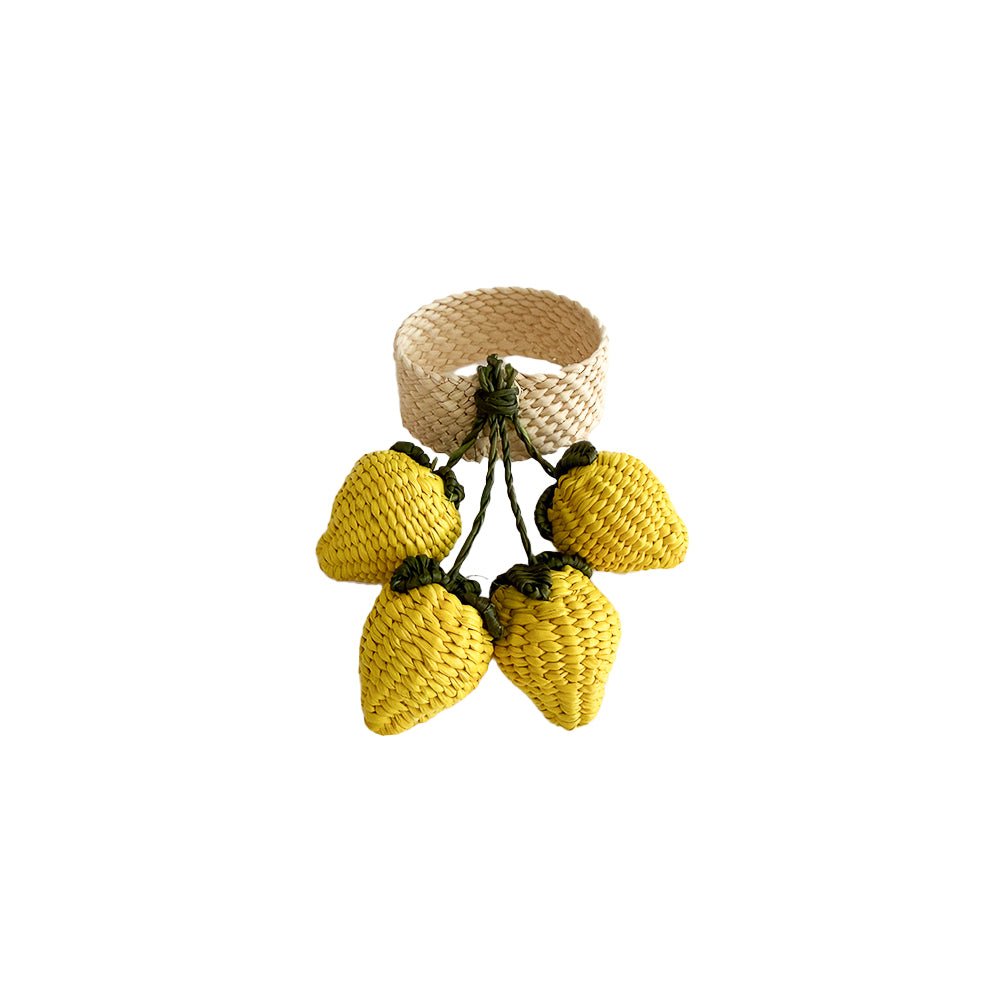 Set of 4 Limone Napkin Rings - Casa Stilo