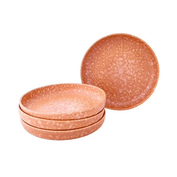 LoHo Pasta Bowls Set of 4, Terracotta Reactive Glaze