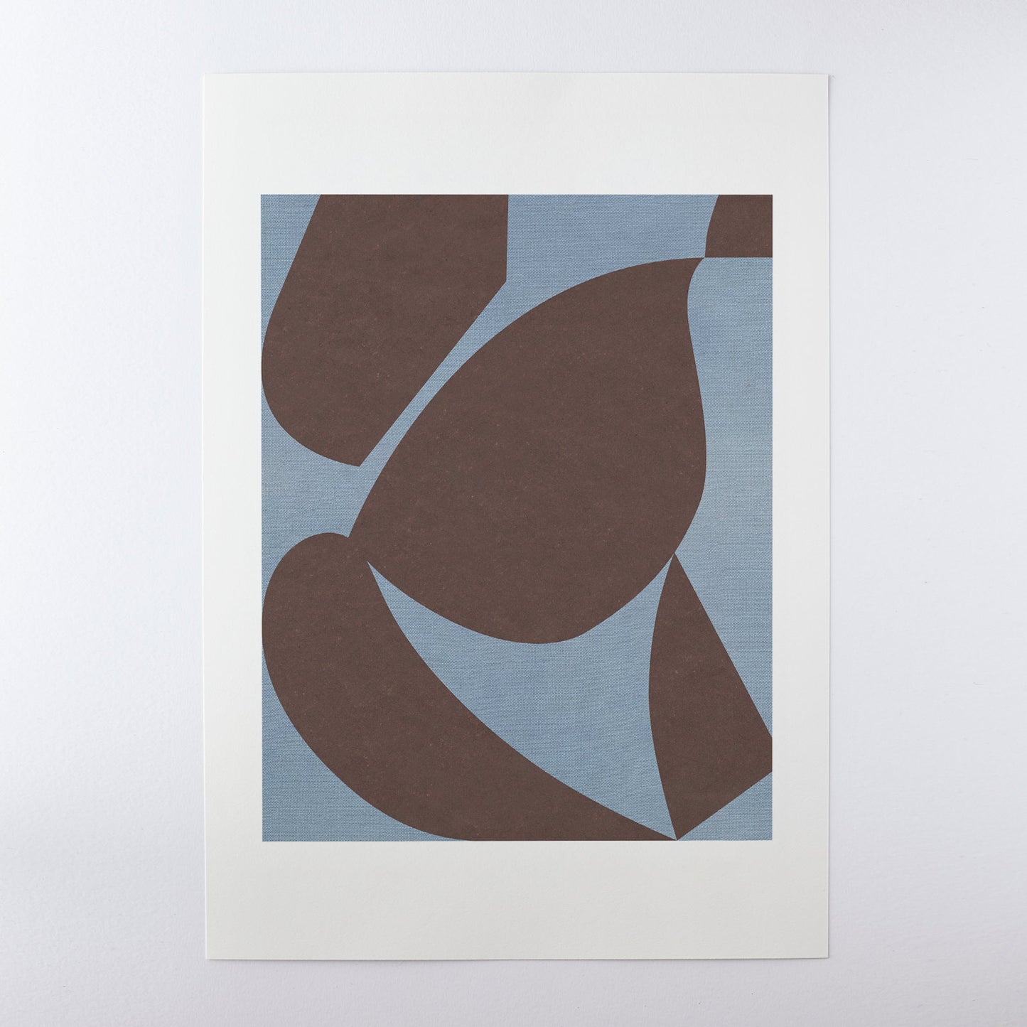 Settle Sky/Brown Print