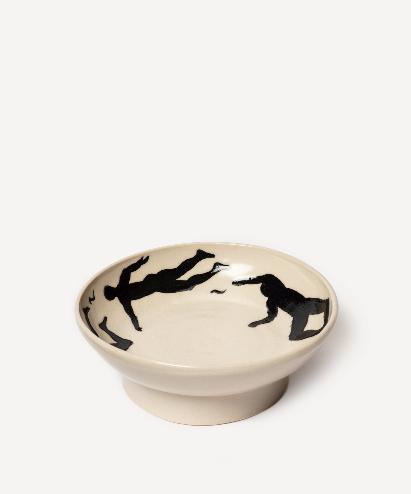 Shallow Swimmer Footed Dish