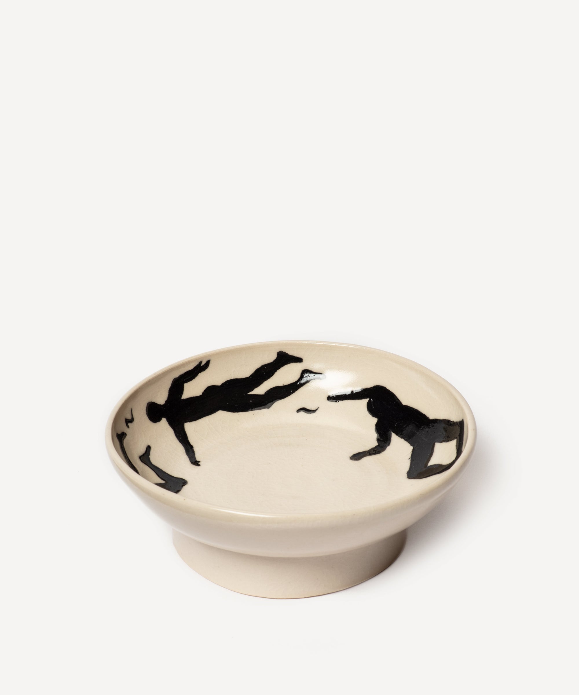 Shallow Swimmer Footed Dish