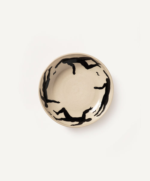 Shallow Swimmer Footed Dish