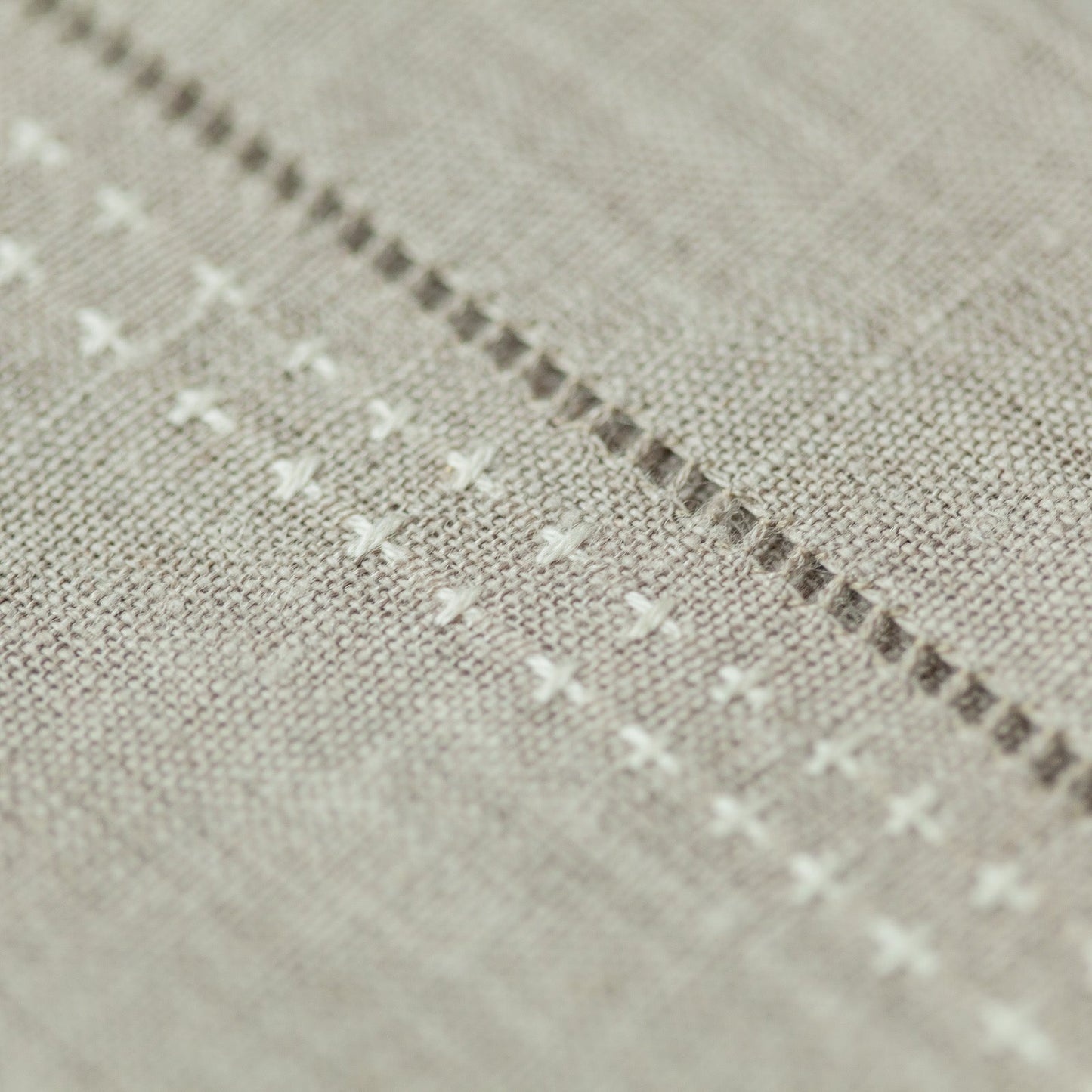 Shashiko Linen Tablecloth