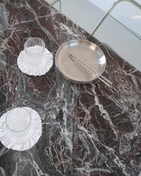 Rhea Coaster Set Off White
