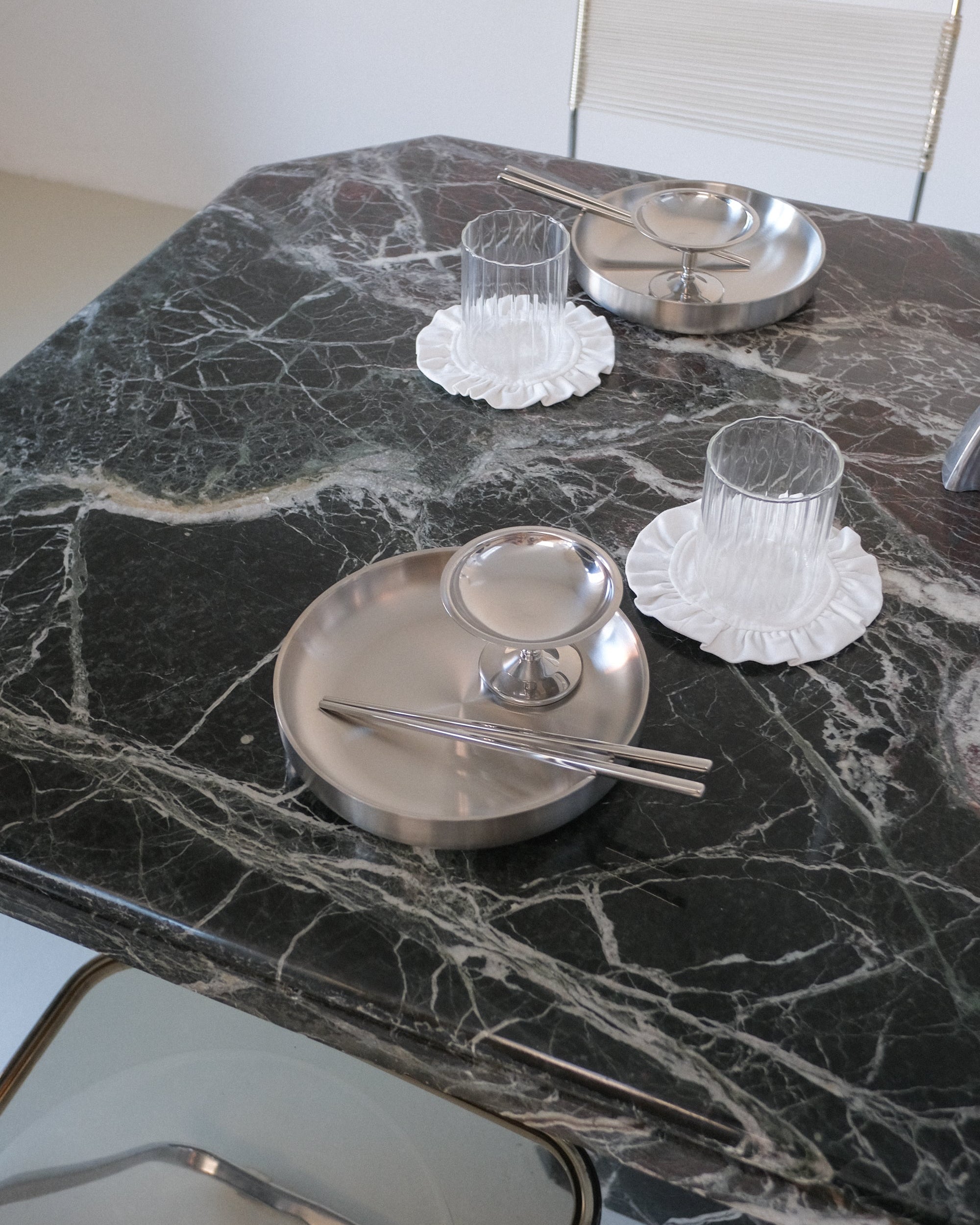 Rhea Coaster Set Off White