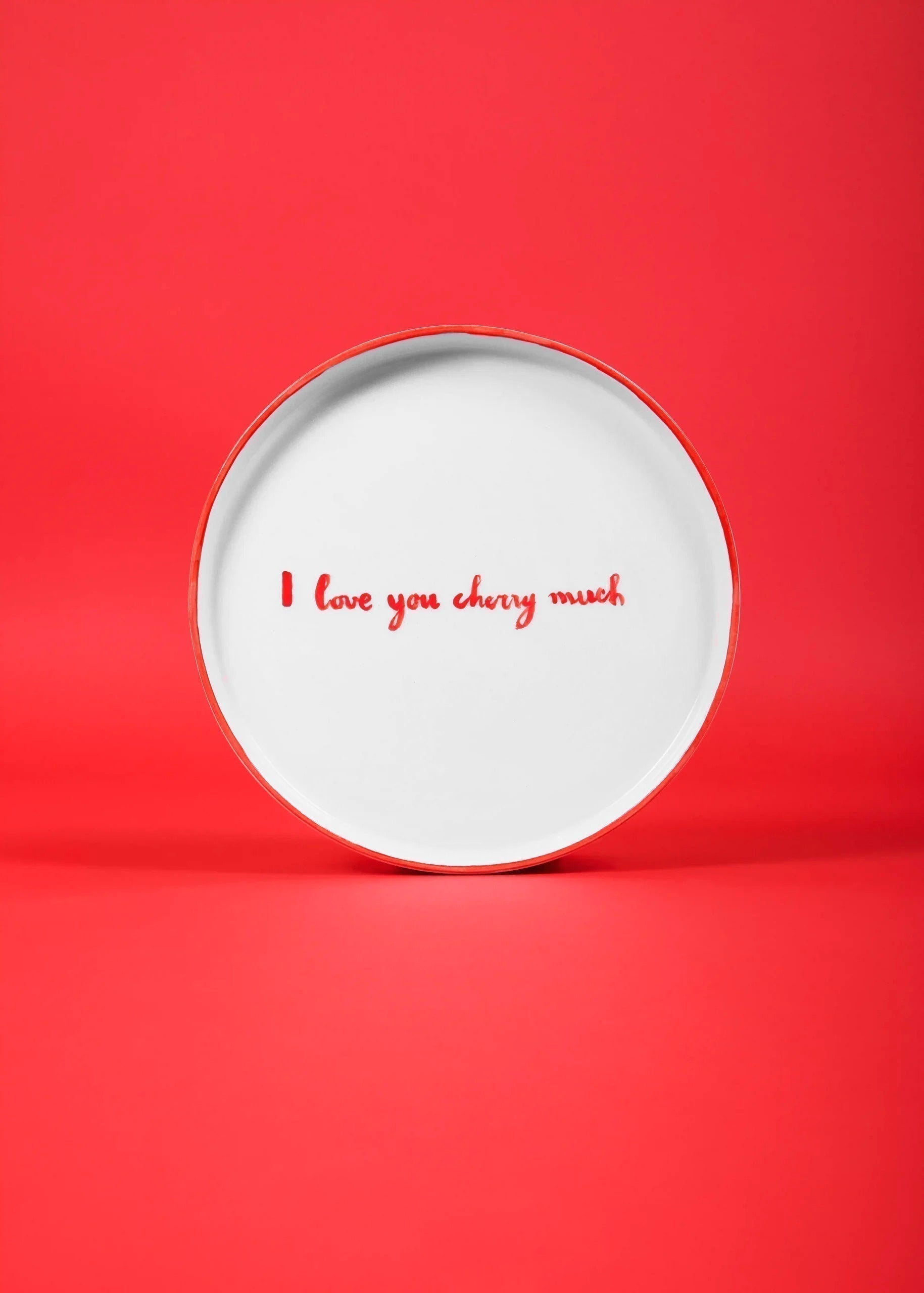 I Love You Cherry Much Plate