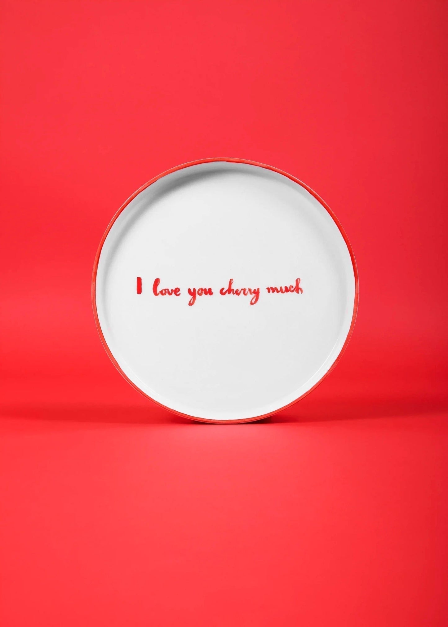 I Love You Cherry Much Plate