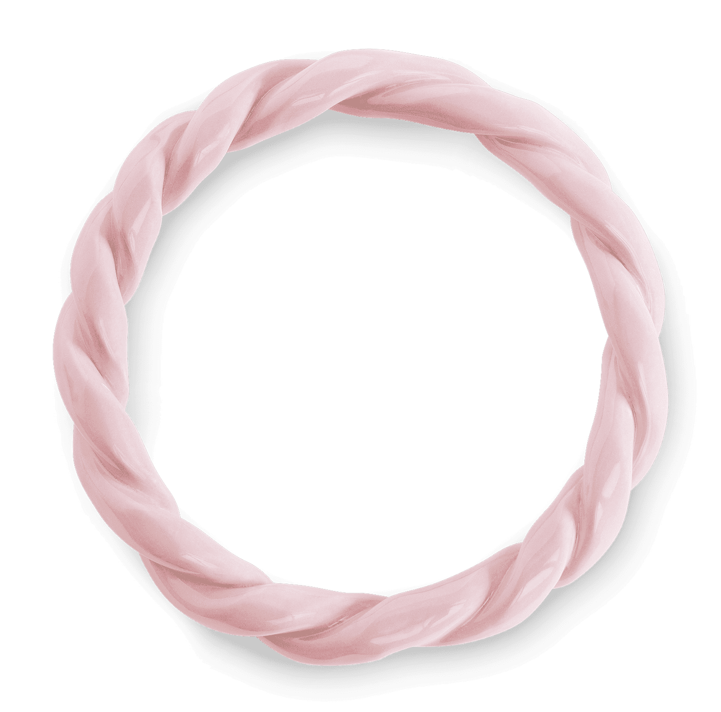 The OCTAEVO Sicilia Ceramic Trivet, featuring a pink twisted wreath design, on a transparent background.