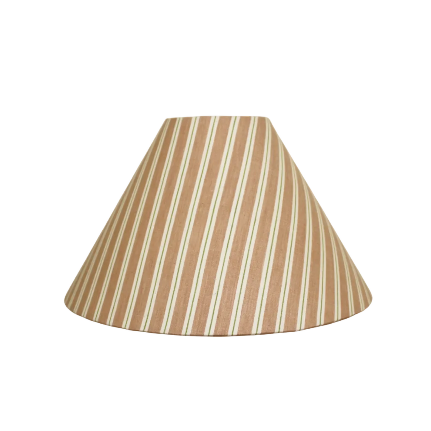 Handmade Sienna Peach Pink Table Small Cone Lampshade