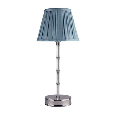 Silver Bamboo Rechargeable Lamp Base - 30cm - Addison Ross Ltd UK