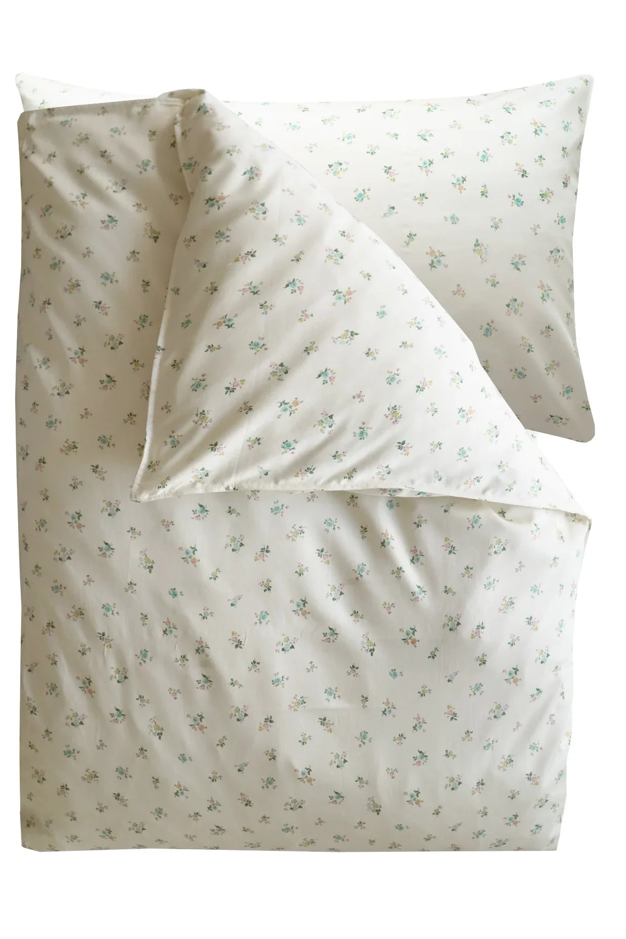 Duvet Set Made With Liberty Fabrics & Bridgerton Posy Corsage Yellow