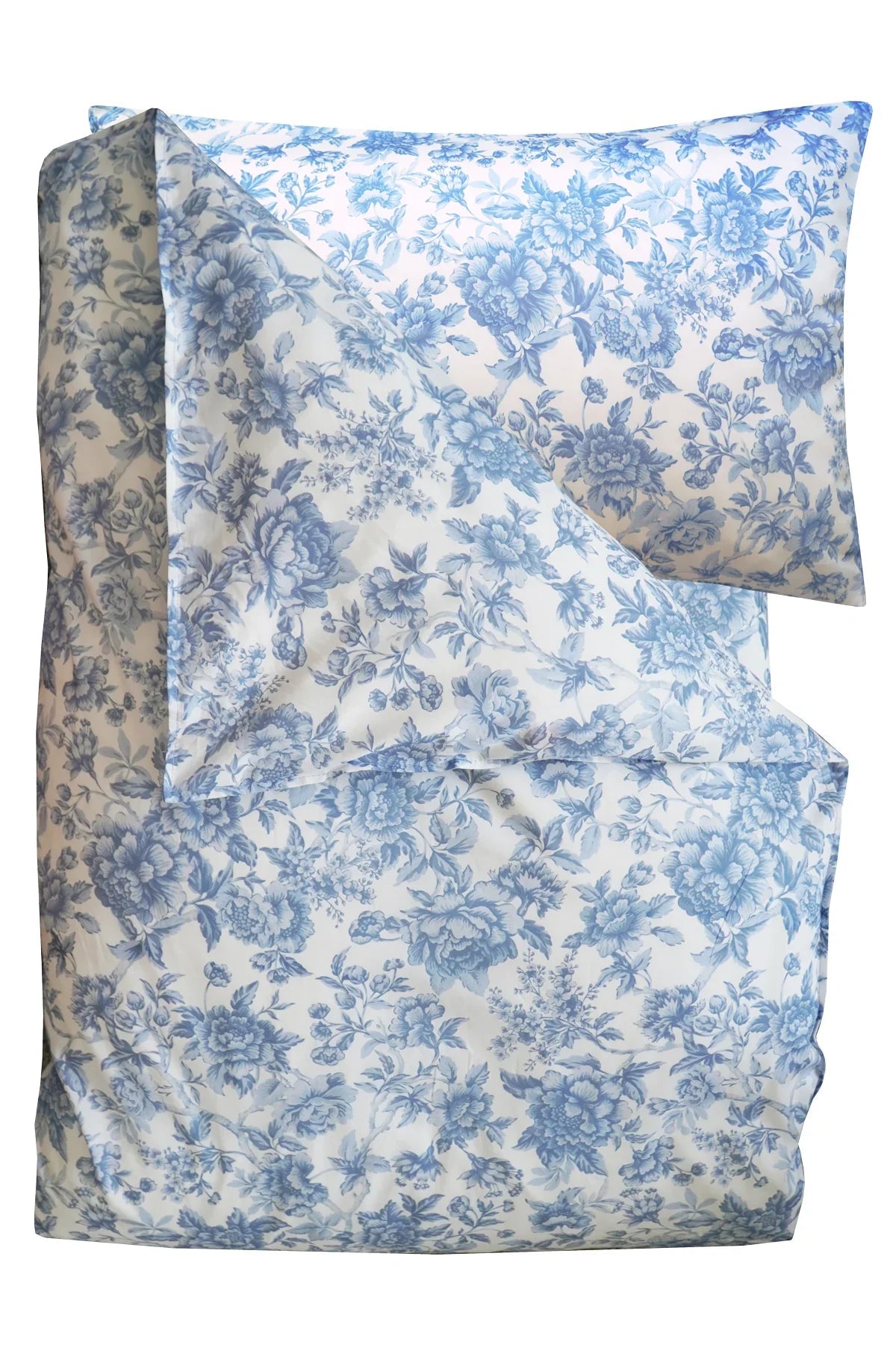Duvet Set Made With Liberty Fabrics & Bridgerton Regency Trail China Blue