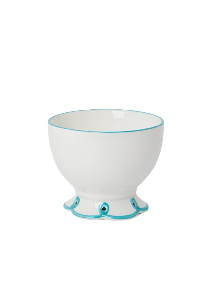 Sky Blue Scalloped Nibbles Bowl - Set of 4 - Casa by Josephine Jenno