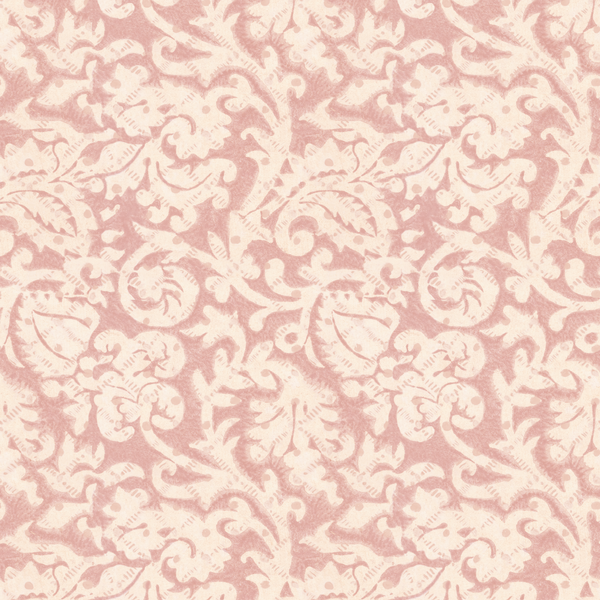 Huxley Wallpaper - Faded Madder