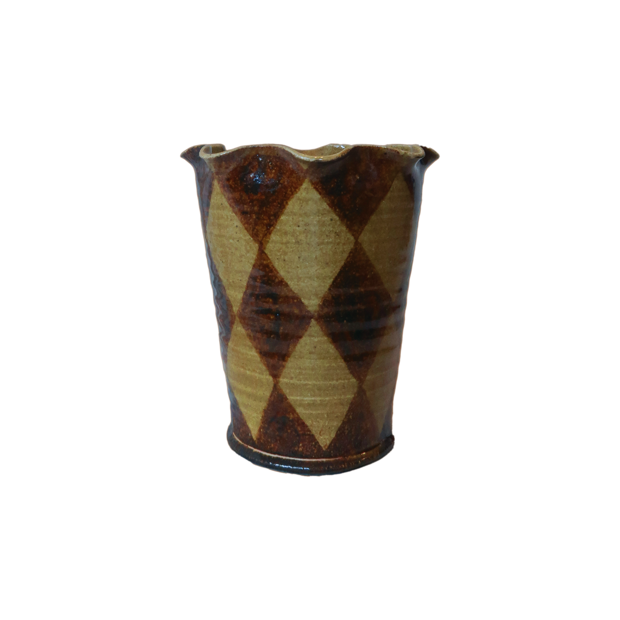 Honey Glaze Circus Vase - Small
