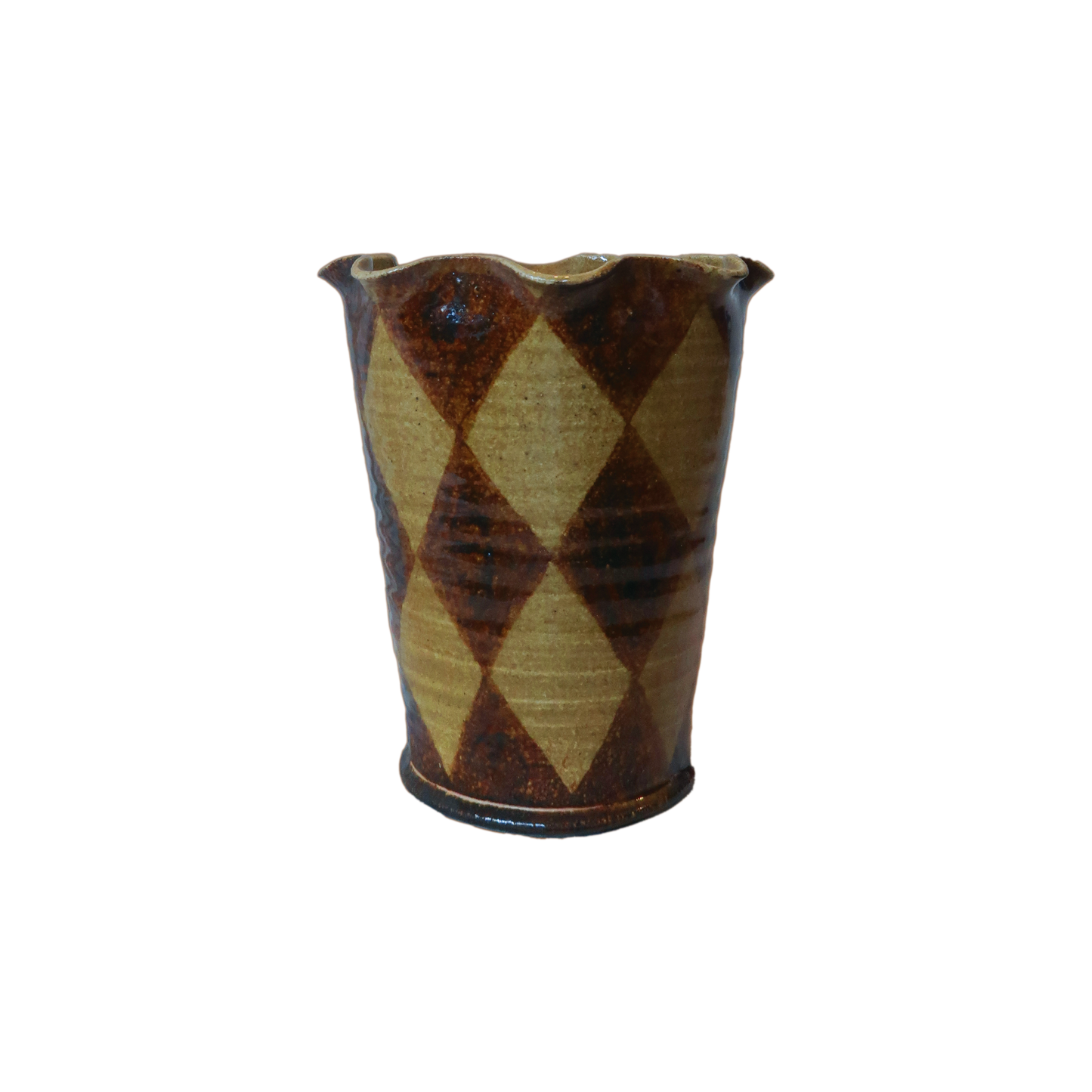Honey Glaze Circus Vase - Small