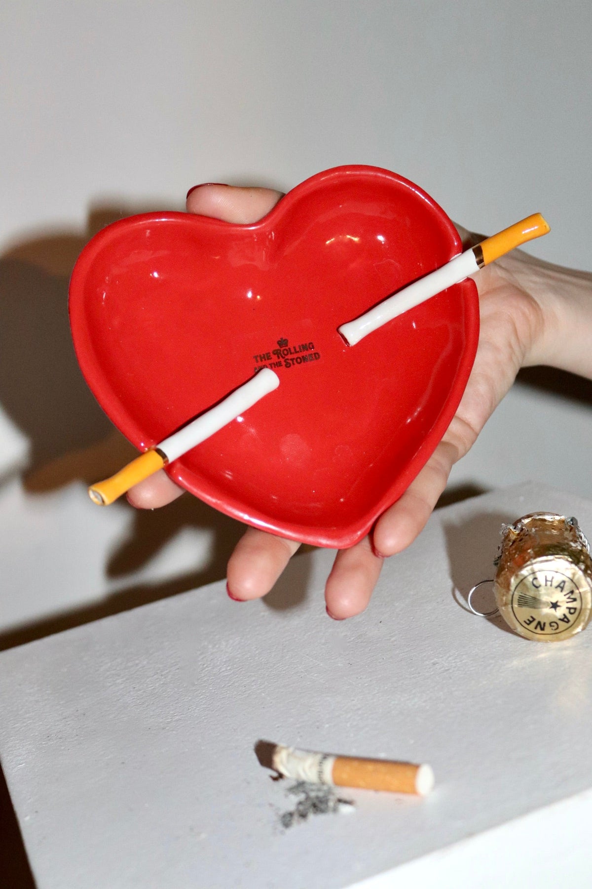 Cross Your Heart Ashtray