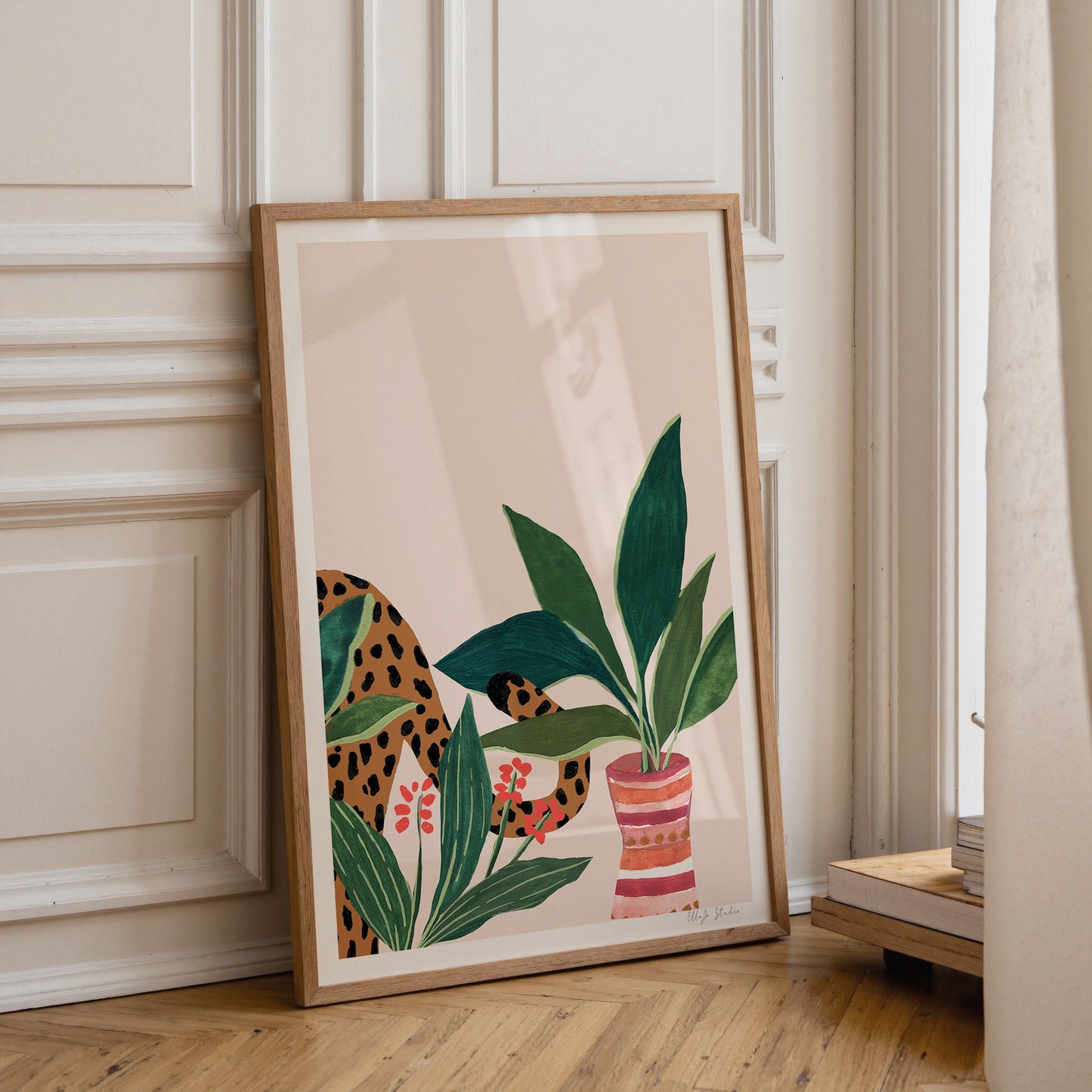Sneaky Leopard Limited Edition Art Print