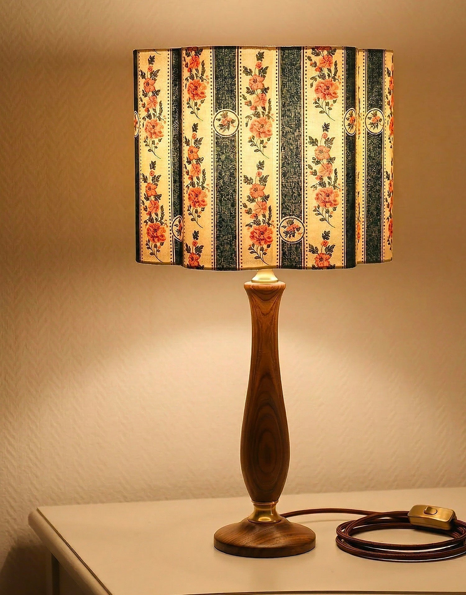 Flora Flower-Shaped Lampshade "Sobremonte Green"