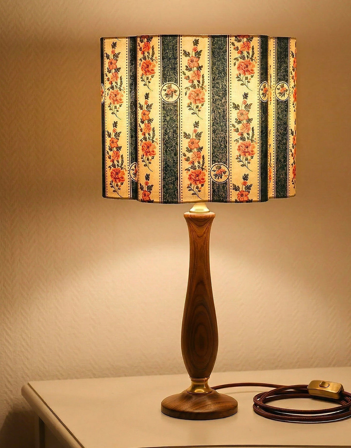 Flora Flower-Shaped Lampshade "Sobremonte Green"