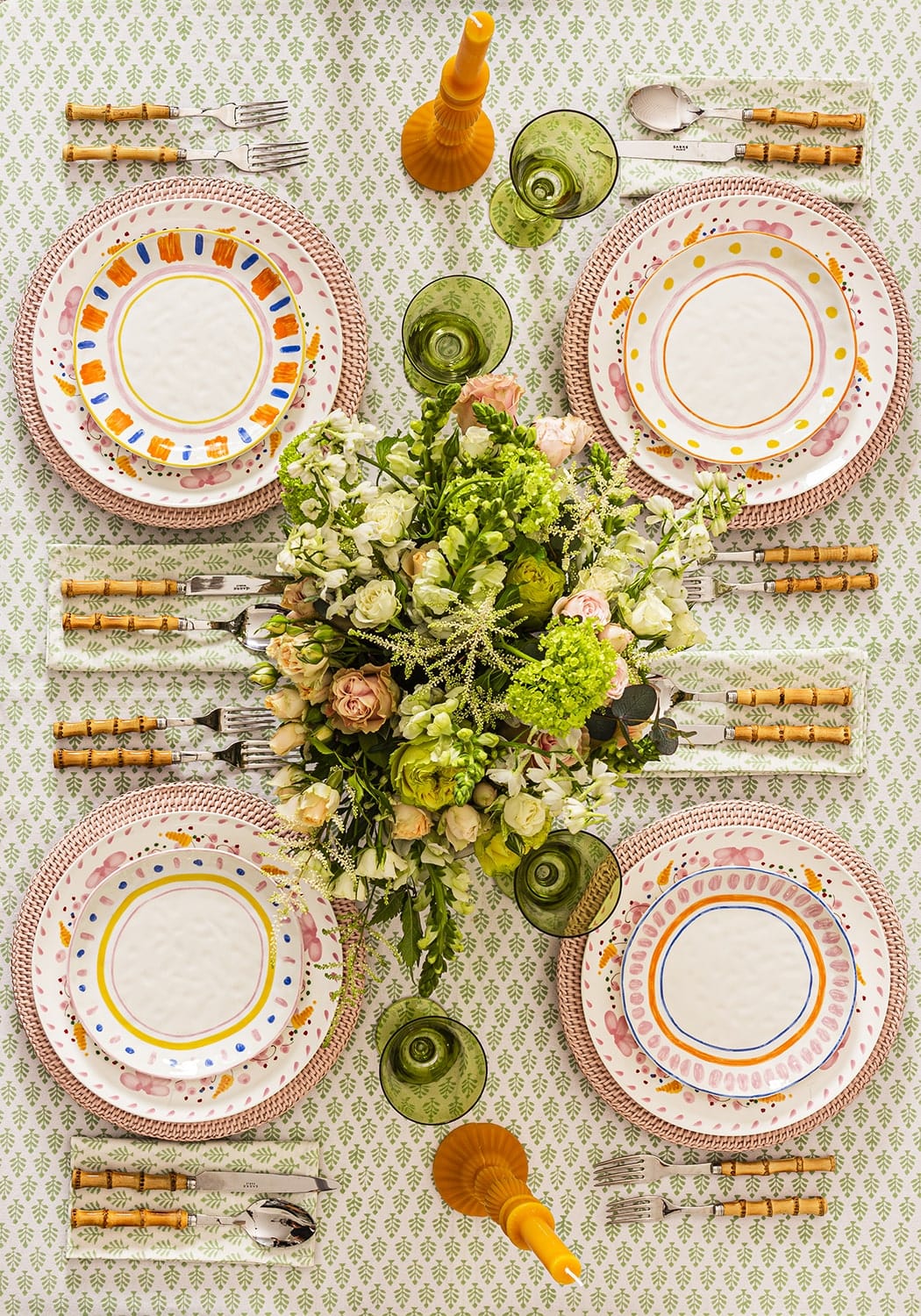 Soleil Dessert Plate Set of 4 - Casa by Josephine Jenno