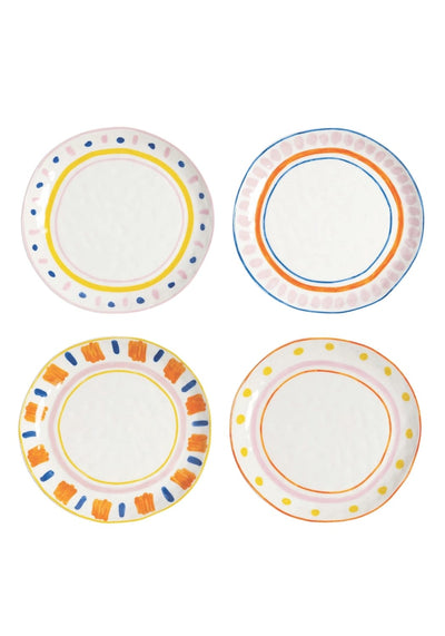 Soleil Dessert Plate Set of 4 - Casa by Josephine Jenno