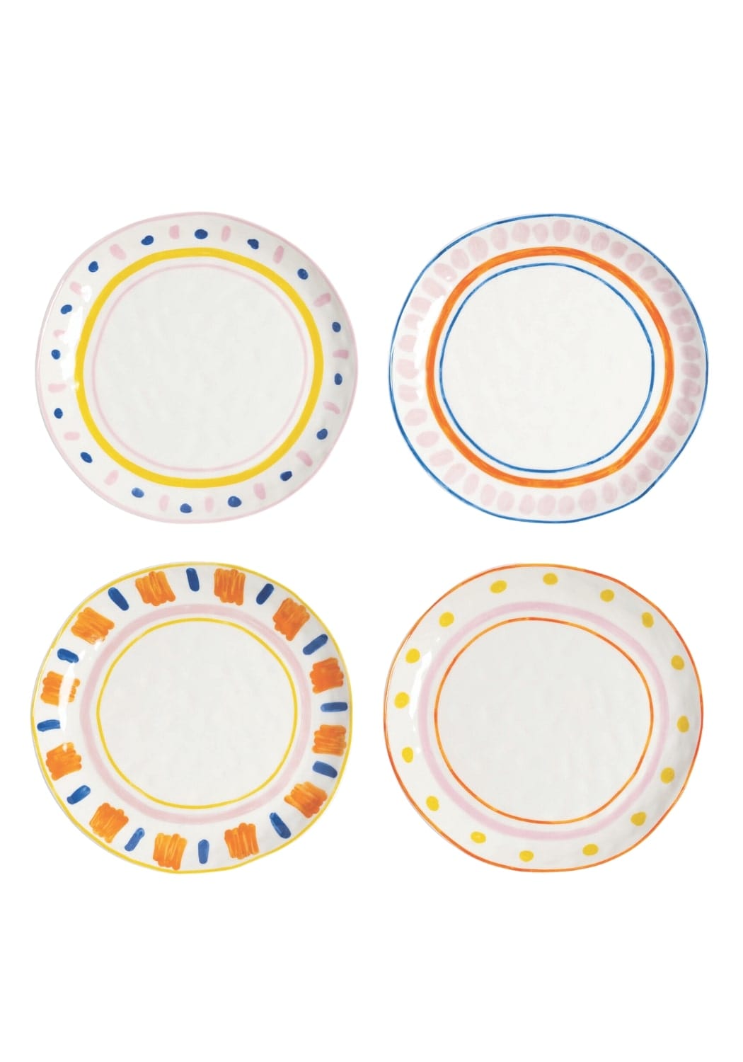 Soleil Dessert Plate Set of 4 - Casa by Josephine Jenno