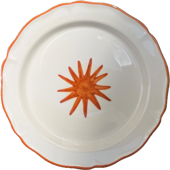 Sole Plate 20cm Orange