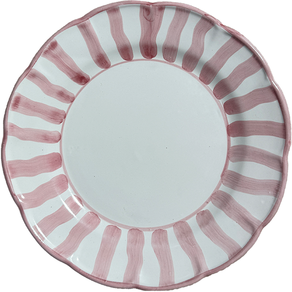Sole Plate 20 cm Pink Stripe