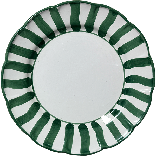 Sole Plate 20 cm Green Stripe