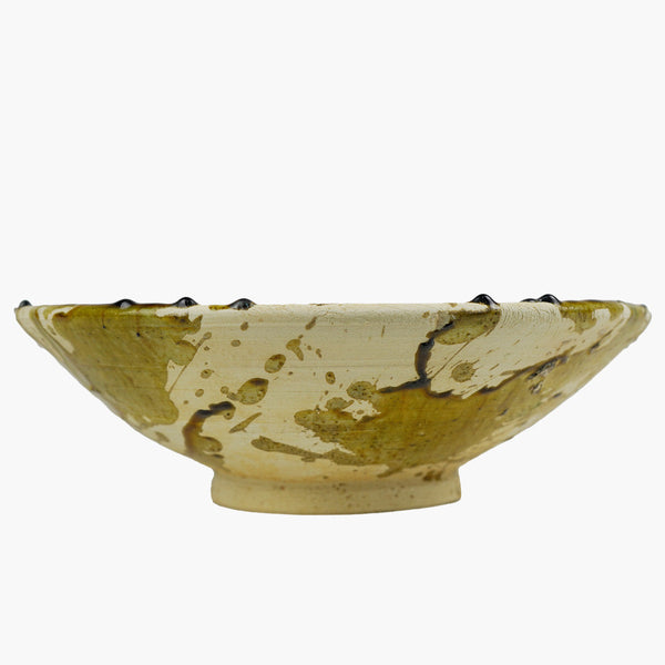 Vintage Tamegroute x Puglia Splatter Design Ochre Glazed Bowls