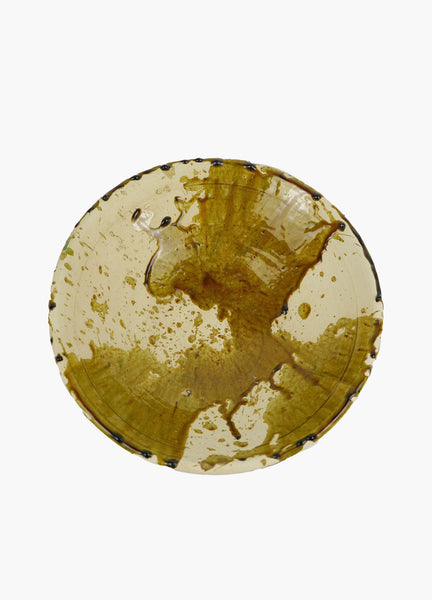Vintage Tamegroute x Puglia Splatter Design Ochre Glazed Bowls