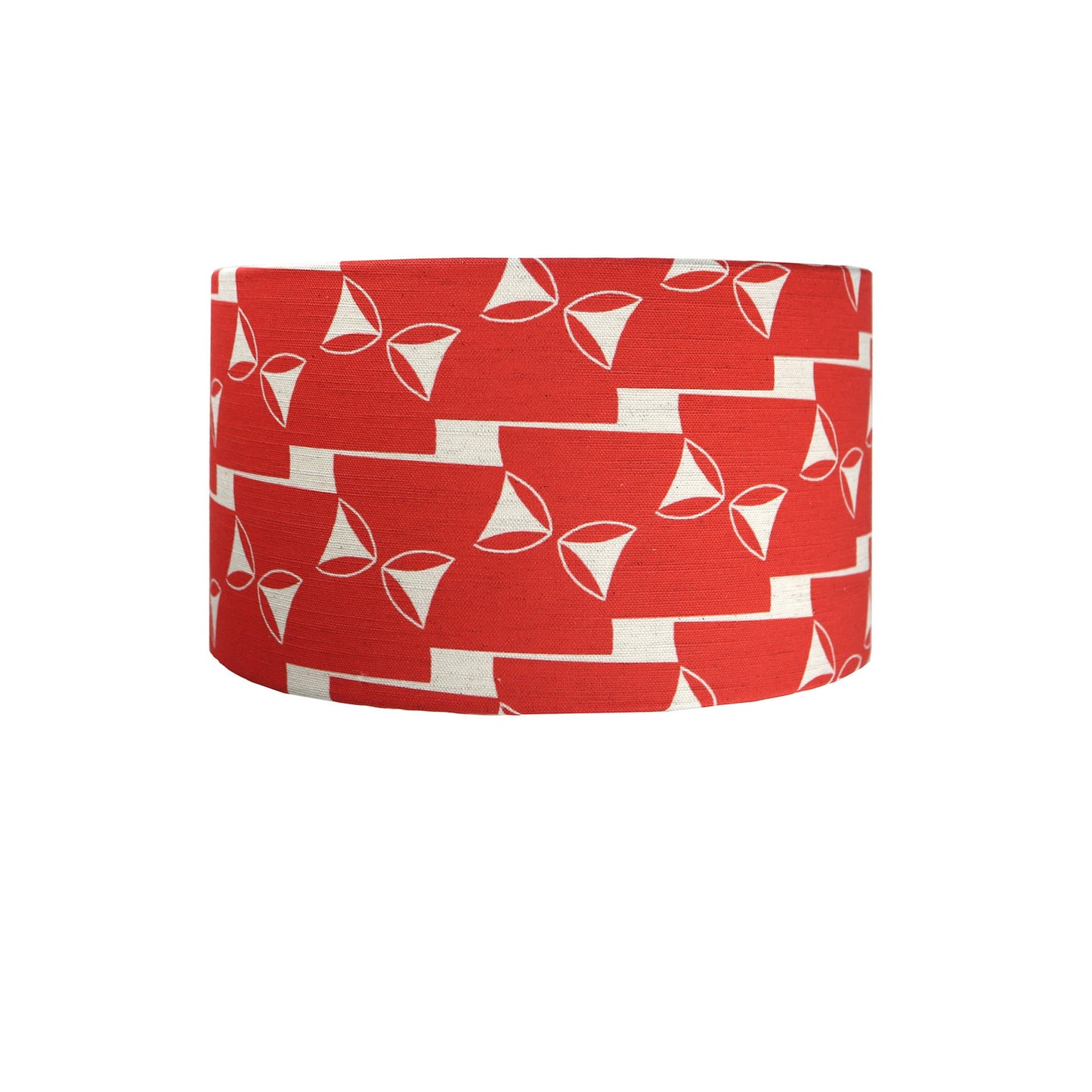 Split Pea Lampshade in red
