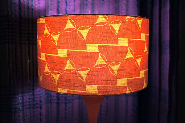 Split Pea Lampshade in Red