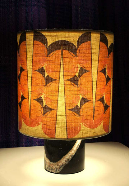 Split Pea Overlap Lampshade in Orange