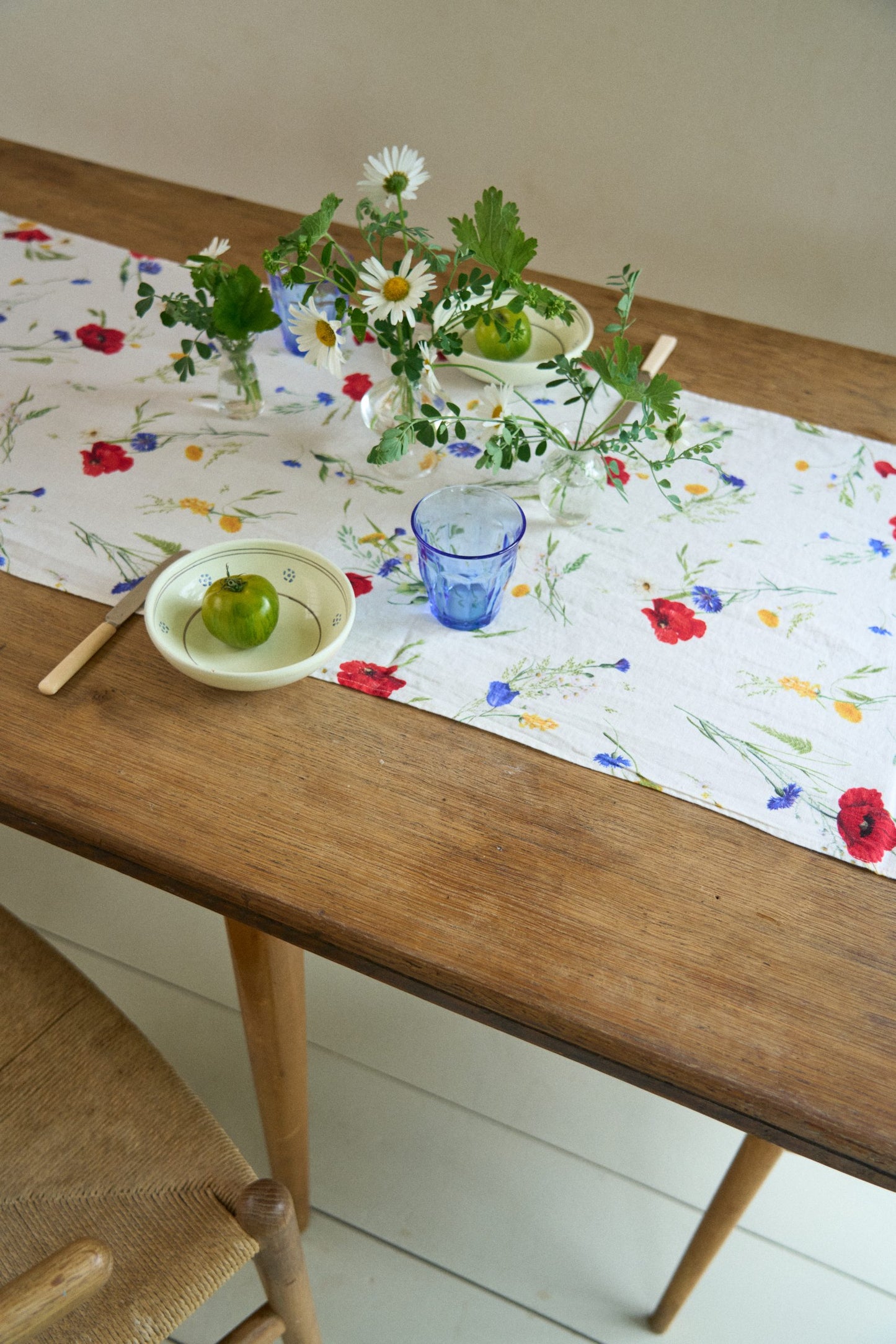 Summer Meadow Linen Runner