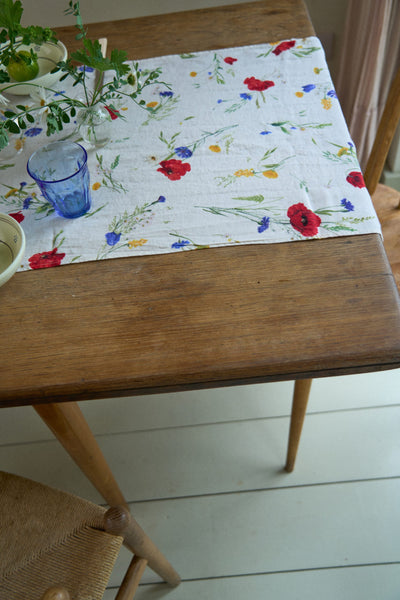 Summer Meadow Linen Runner