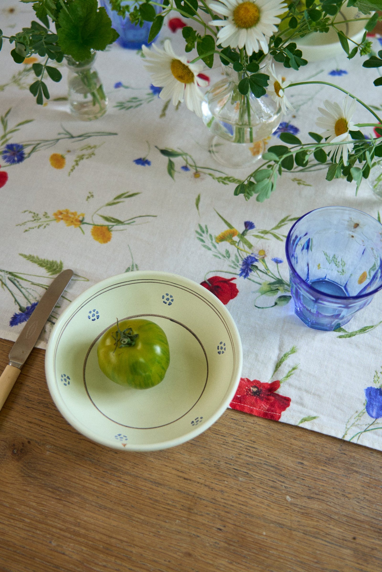 Summer Meadow Linen Runner