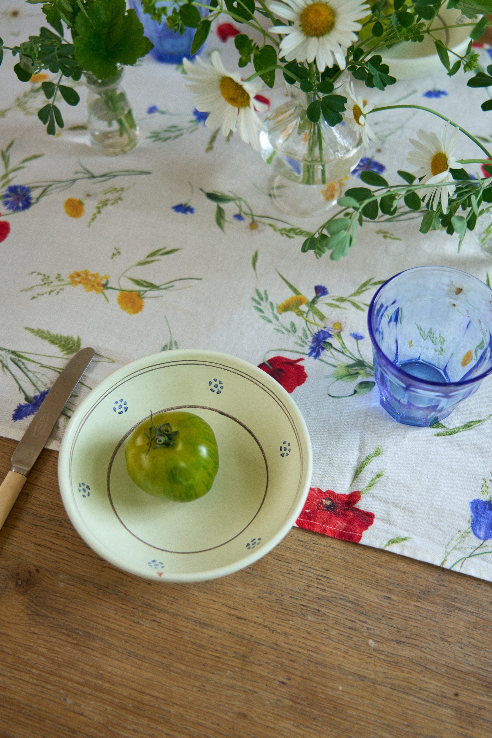 Summer Meadow Linen Runner