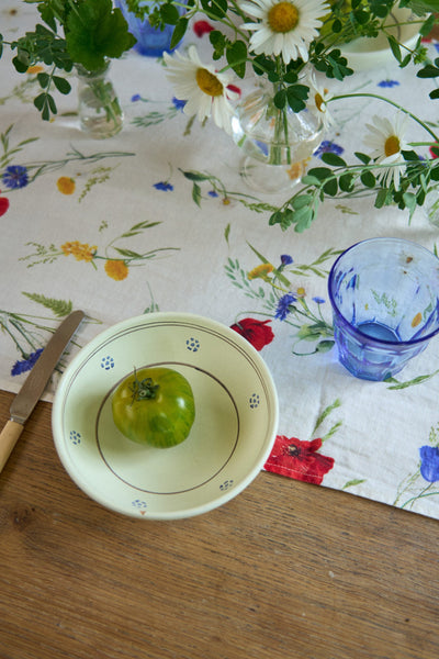 Summer Meadow Linen Runner