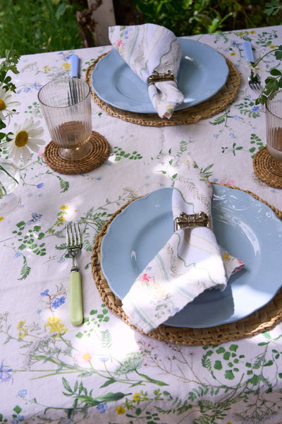 Spring Posy Linen Tablecloth