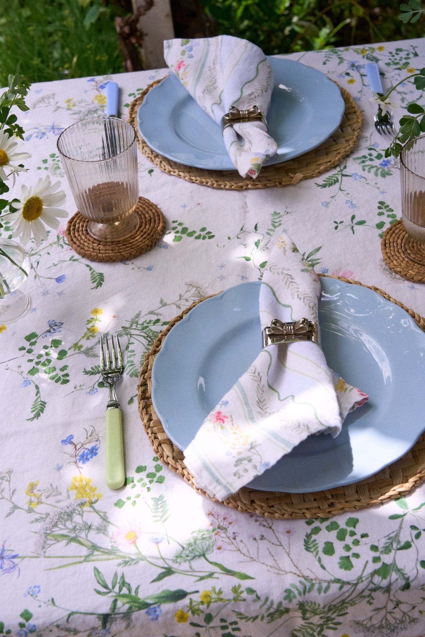Spring Posy Linen Tablecloth