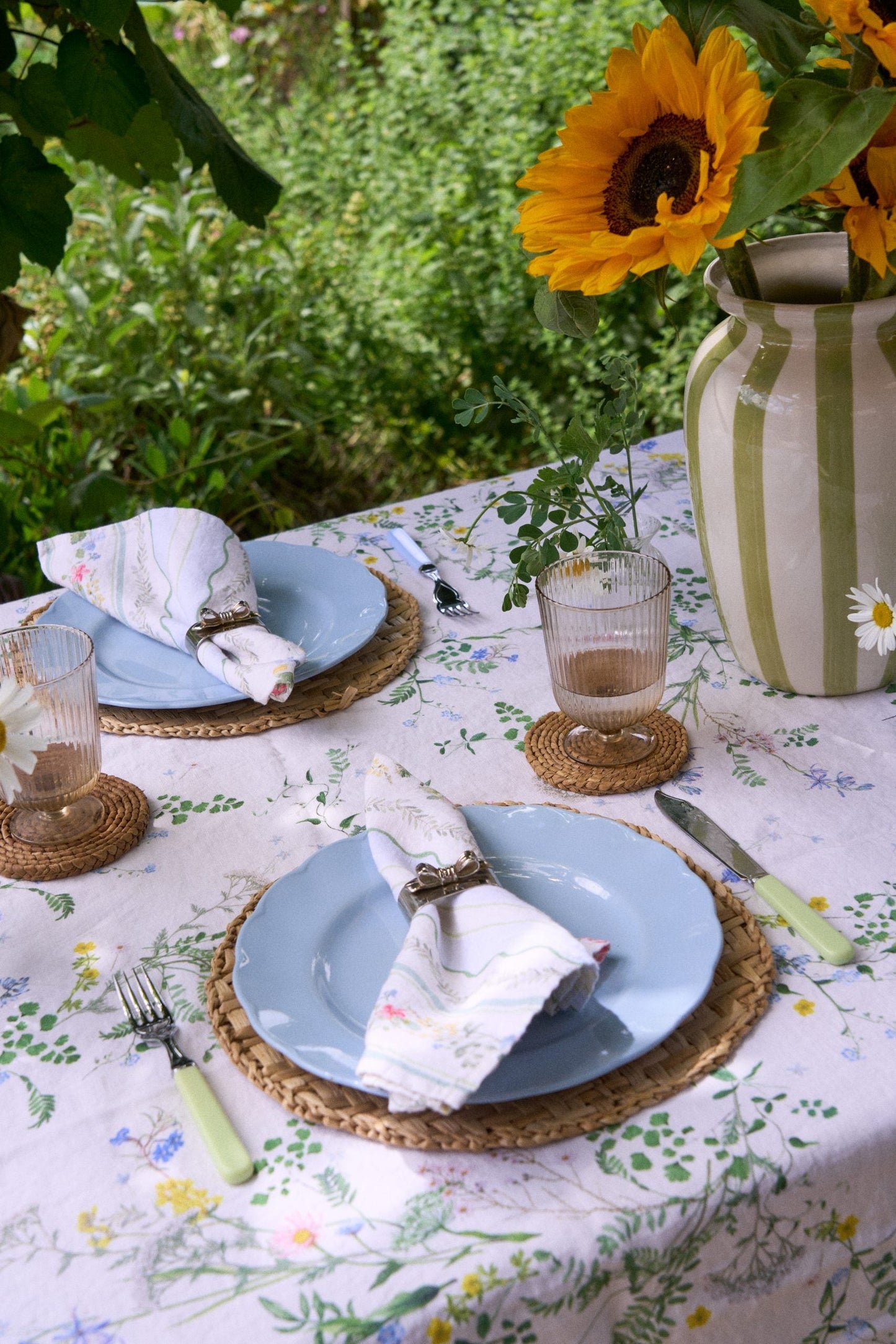 Spring Posy Linen Tablecloth
